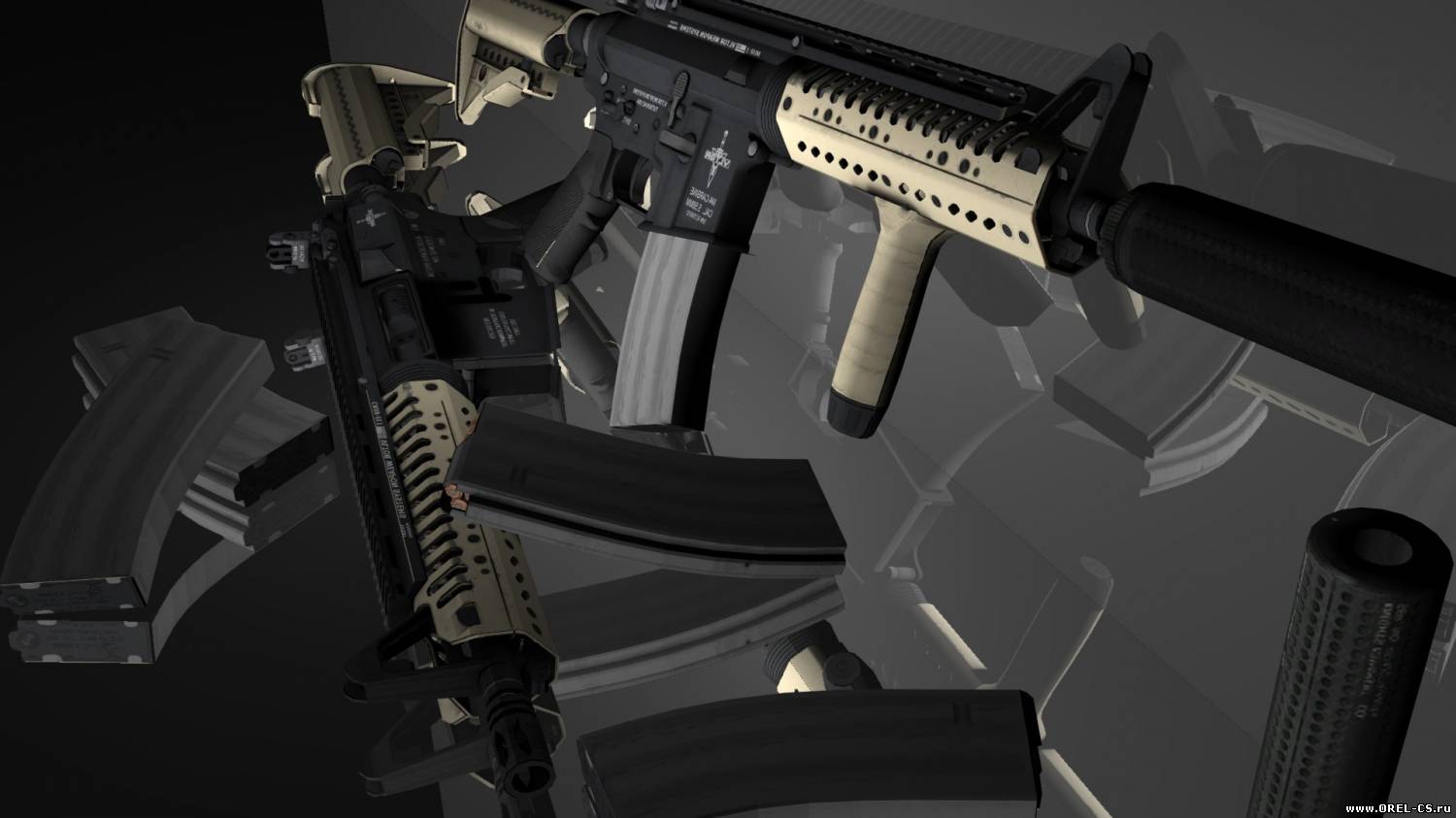 Gamebanana mod. M4 VLTOR. Скин для CSS m16. Скины 88. GAMEBANANA.